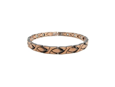 Pulseira Magnética Em Cobre Largura 6 Mm Euro Trade Plus