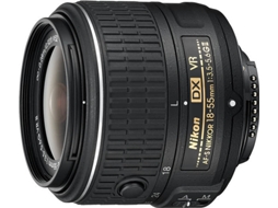 Objetiva NIKON AF-S DX NIKKOR 18–55mm f/3.5–5.6G VR II (Preto - Encaixe: Nikon F - Abertura: f/3.5 - f/22)