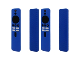 Capa Protetora De Silicone Azul Para Controle Remoto De Tv Box 4k De 2ª Geração