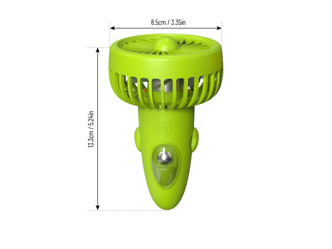 Laxiscreed Ventilador De Pescoço Usb Recarregável, Compacto, Portátil E Ideal Para Viagens E Desporto
