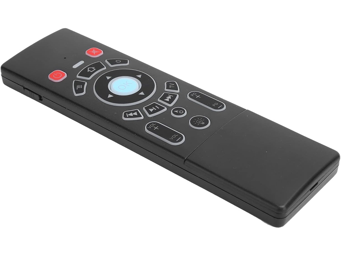 Teclado Com Controle Remoto, Mouse Com Controle Remoto Aéreo Giroscópio De 6 Eixos Para Projetor De Gokoco