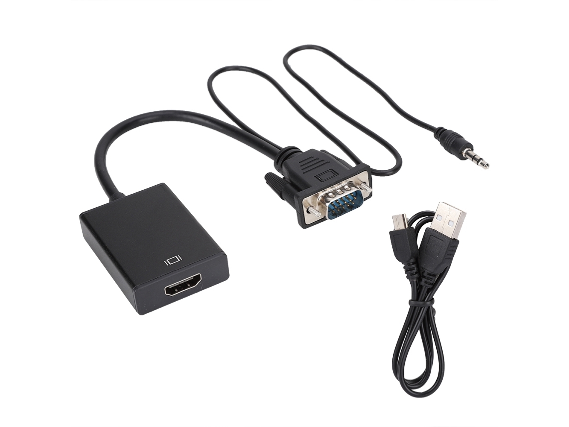 Conversor Vga para Hdmi LAXISCREED 1080p com Áudio