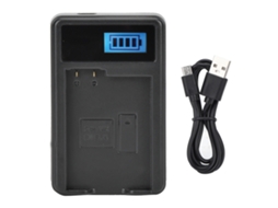 Cargador De Batería Para Cámara Nikon D800 D750 D7000 Con Pantalla Lcd Seivi En El15 Ranura Sencilla Portátil