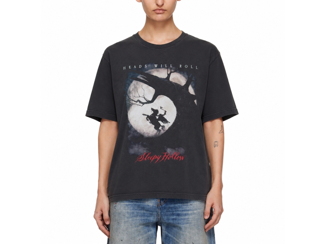 Rockinstone Sleepy Hollow Sleepy Hollow Heads Will Roll Black T-shirt Size:m