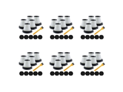 Conjunto De 6 Filtros Hepa De Substituição Para Aspiradores Portáteis Deerma Dx115, Dx115s E Dx115c.
