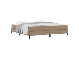 Estrutura da Cama com Colchão Cappuccino 180x200 cm Tecido MAISON EXCLUSIVE