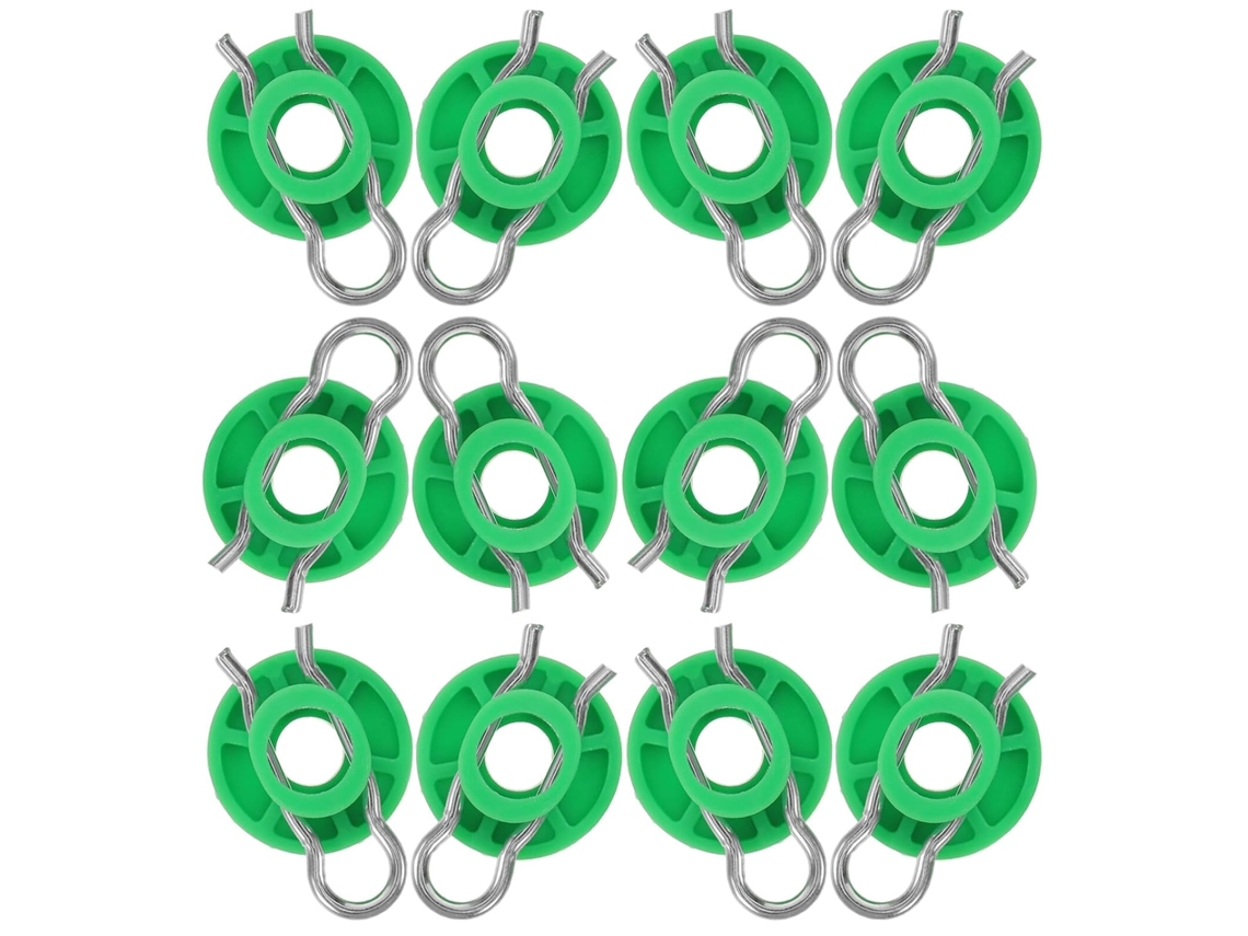 Conjunto De 40 Presilhas Deslizantes Para Levantador De Vidro Elétrico, Fixação Em Plástico Resistente, Pivôs De Alta Resistência