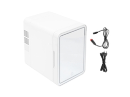 Frigorífico de Beleza Miniatura 6l com Espelho Maquiagem 3 Níveis Luz Frio e Calor Eu Plug | S/MARCA