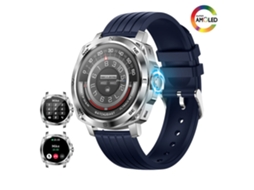 Smartwatch I89 1 43 Polegadas Ultra Hd Amoled Tela Atendimento de Chamadas Masculino Adequado para Iphone Android Azul YEMAESRE