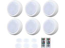 Mini Luz Noturna Led Sensível Ao Toque Ajustável E Com Sensor De