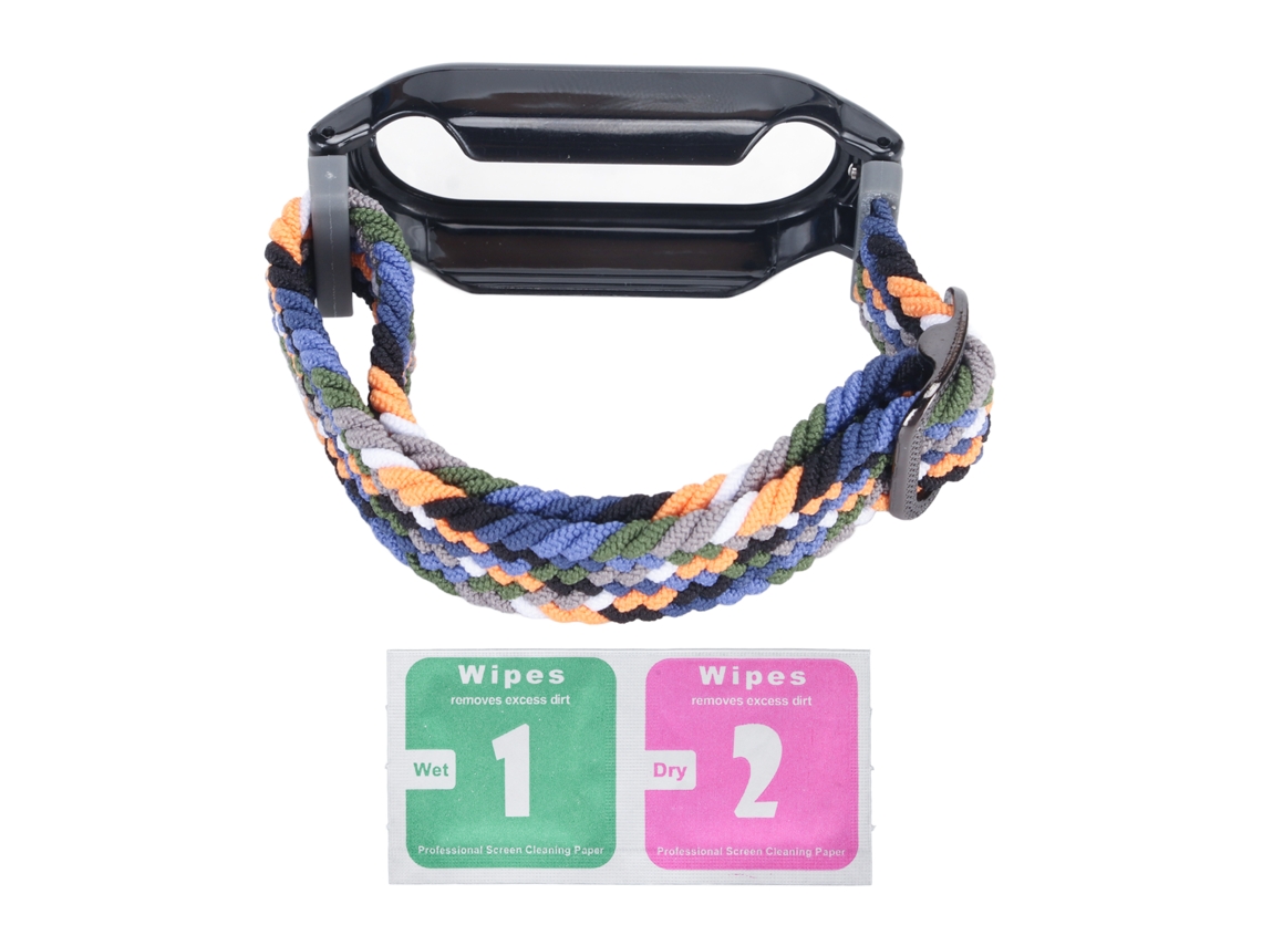 Pulseira Protetora 3 em 1 com Tela e Capa para Mi Band 7 e Mi Band 7 Nfc Cor Mista