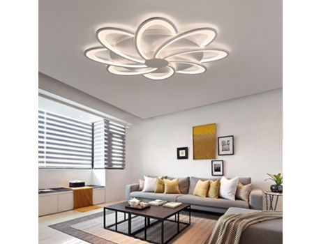 Luminária De Teto Led De 53 Cm Para Sala De Estar, Quarto E Flor Jortmrd