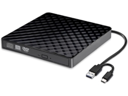 Lurelia Gravador Dvd Externo Usb 3.0, Leitor Cd/dvd Portátil Para Laptop, Pc E Mac