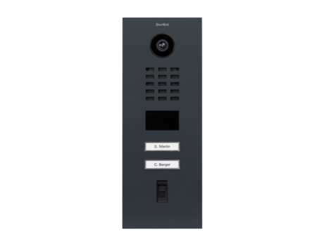Videoporteiro Ip com Leitor de Cartões Rfid - D2102Fv Impressão Digital Ral 7016 DOORBIRD