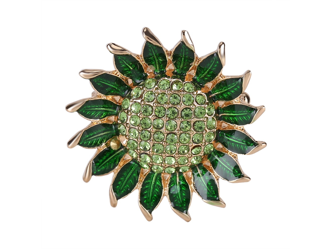 Broche Feminino Girassol Golaço Adorno Decorativo