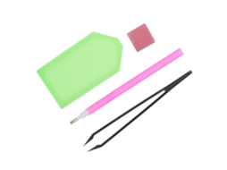 Laxiscreed Kit De Pintura De Diamante 5d Diy Completo Com Pinças, Canetas E Acessórios Para Um Acabamento Perfeito