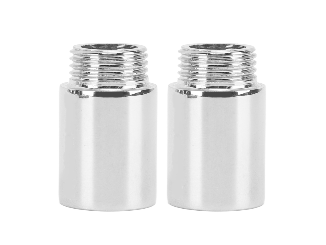 Extensão de Braço de Chuveiro Inox Cromado 3cm 2un