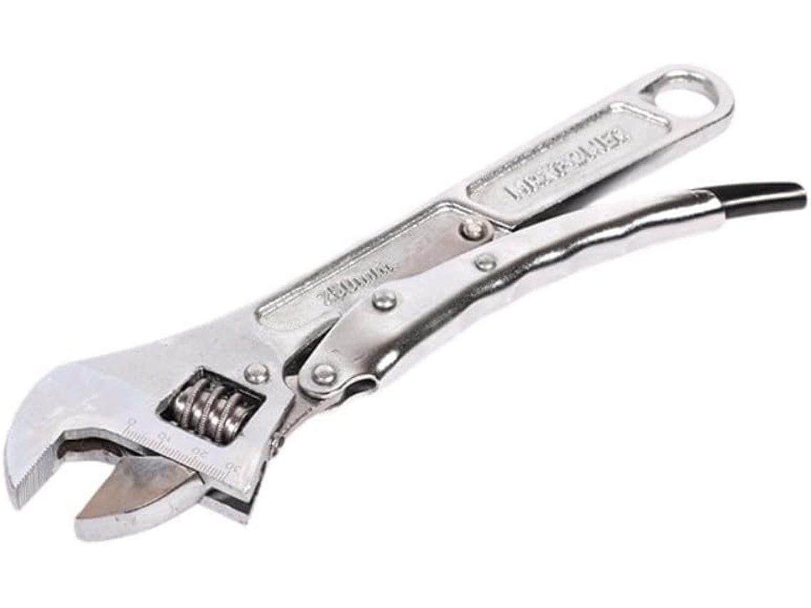 Chave Ajustável De 25,4 Cm, Com Mandíbula Usinada Com Precisão Para Diversas Tarefas.