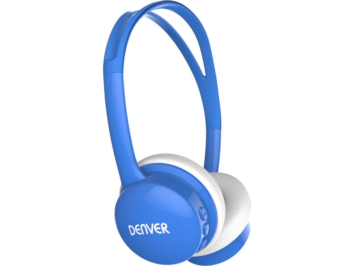Auscultadores Bluetooth DENVER BTH-150BLUE (On Ear - Azul)