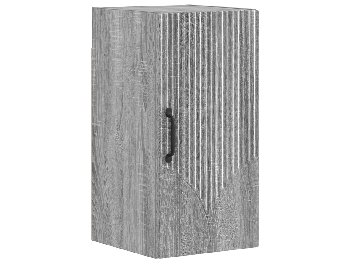 Vidaxl Armário De Parede Para Banheiro Hoorn Sonoma Cinzento
