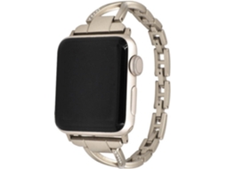Bracelete Apple Watch 42 mm WJS Metal Dourado