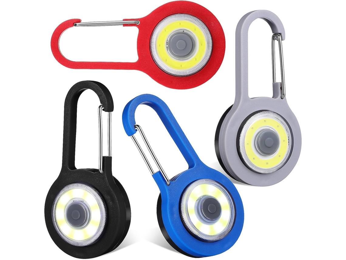 Chaveiro Com 4 Mini Lanternas Em Cores Variadas