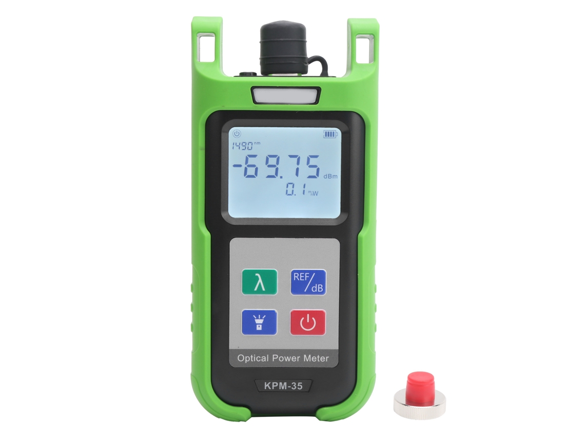 Medidor de Potência Óptica Portátil KPM 35 com 70 a +10dbm para Teste de Fibra Óptica | S/MARCA