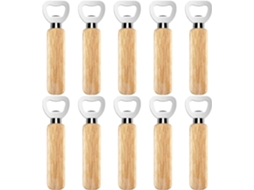 10pcs Abre Garrafas Com Cabo De Madeira Abre Garrafas De Cabo Reta Rnemitery