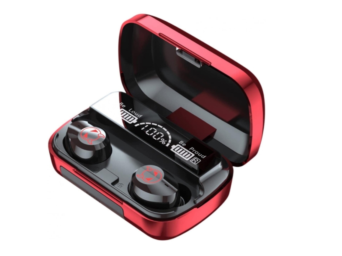 Auriculares In Ear True Wireless Bluetooth Vermelho
