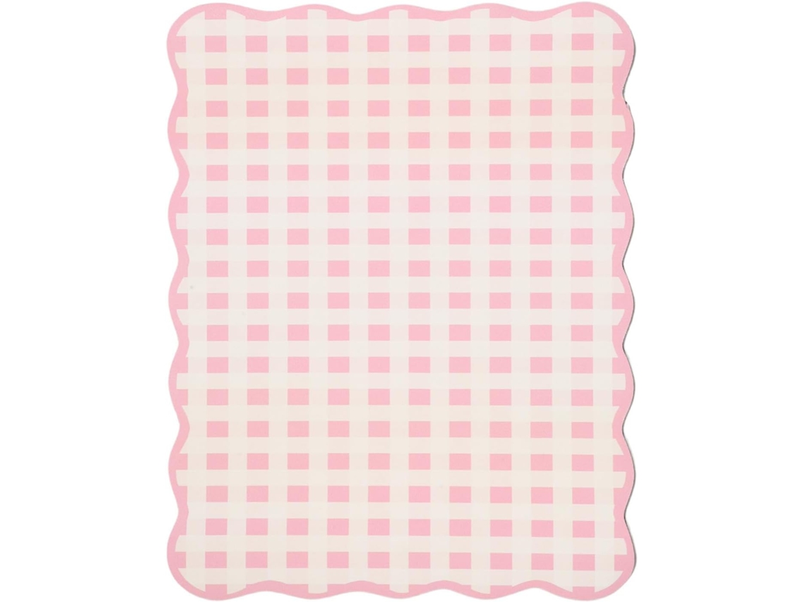 Tapete De Secagem De Bancada Em Pvc Rosa, 38 X 50 Cm (15 X 20 Polegadas)