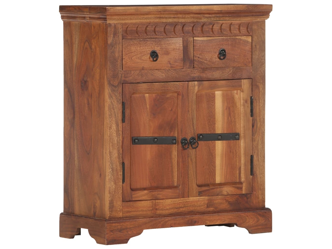 Aparador 63x30x75 cm Madera Maciza de Acacia