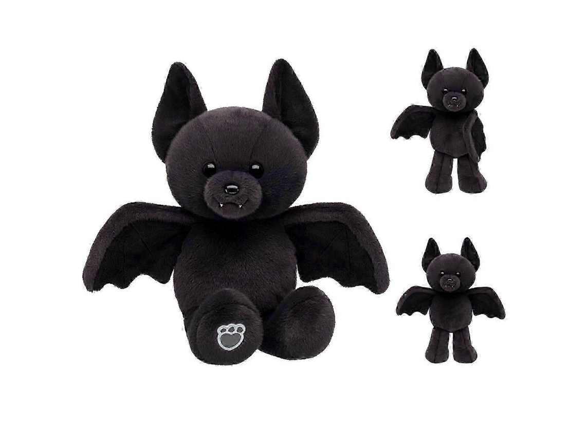 Morcego De Pelúcia Posável 40cm, Macio E Resistente, Para Halloween E Brinquedo