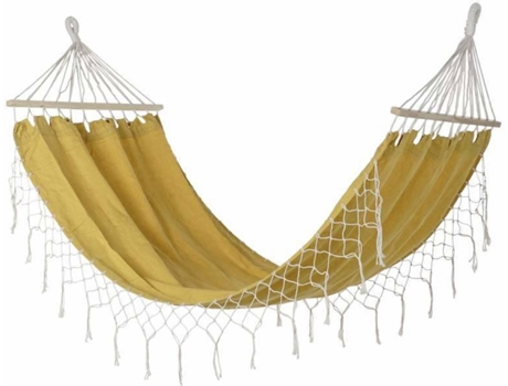 Cama de Rede Dkd Home Decor Ocre Poliéster Algodã.