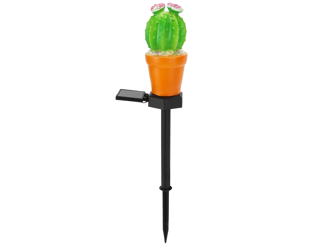 Lâmpada solar para gramado cactus com IP65 LED iluminação jardim exterior decoração S/MARCA