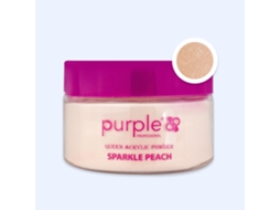 Queen Acrylic Powder Sparkle Peach Purple