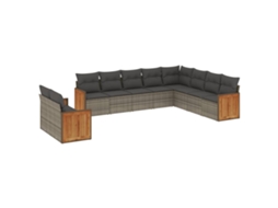Garden Sofa Set, Garden Sofa Sets Vidaxl Cinzeto Rattan / Vime (n/a)