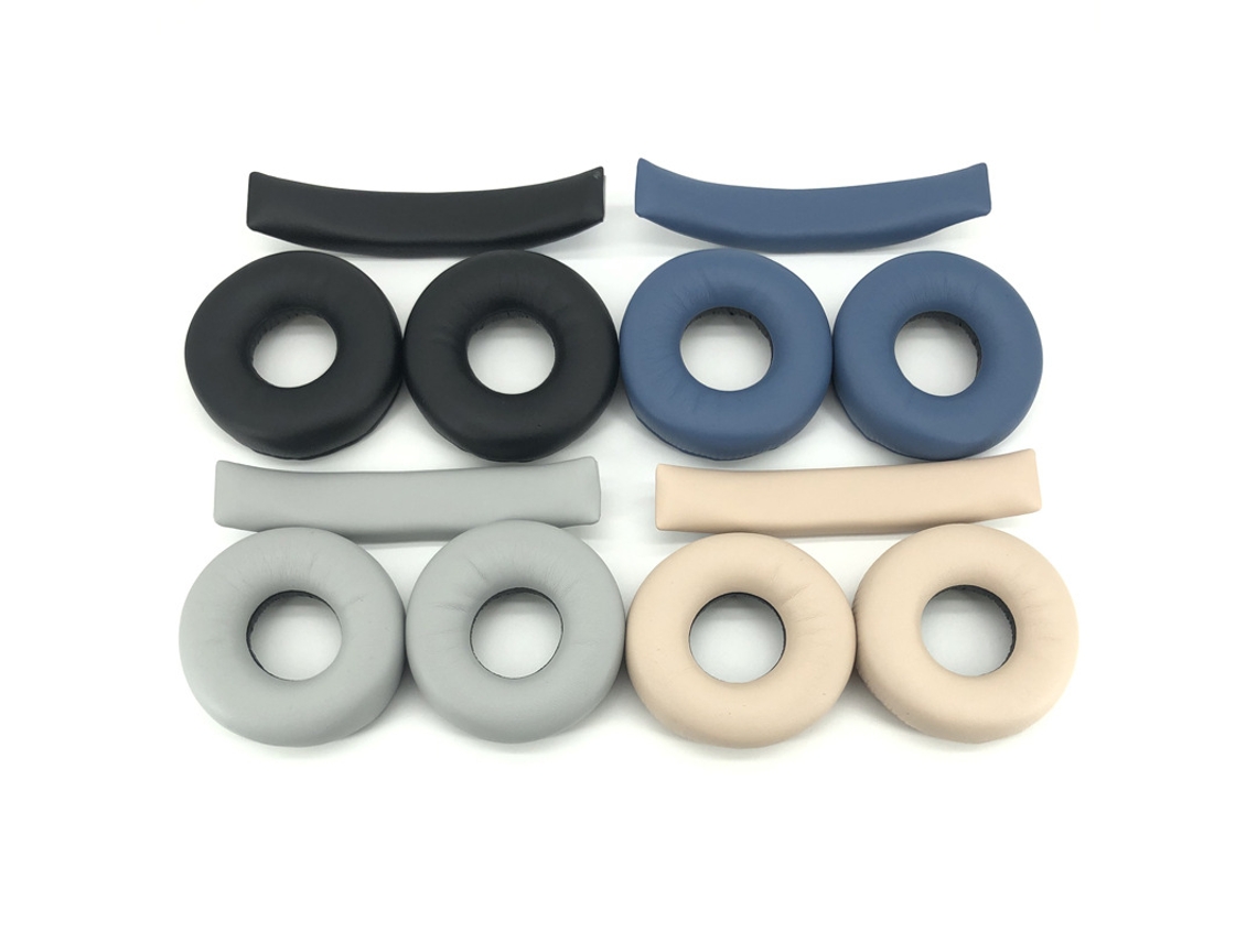 Acessórios Para Fones De Ouvido Compatíveis Com Capas De Couro Proteico Azul Da Sony 2 Peças Wh Ch520 Yunzii