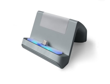 Suporte Carregador LONZEN Multi-angle Compact Tabletop (Nintendo Switch - Cinzento)