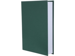Caixa Organizadora Decorativa Verde Escura Formato Livro 25x18x4 Magnética Aparência Falso Ideal Guardar Joias GOKOCO