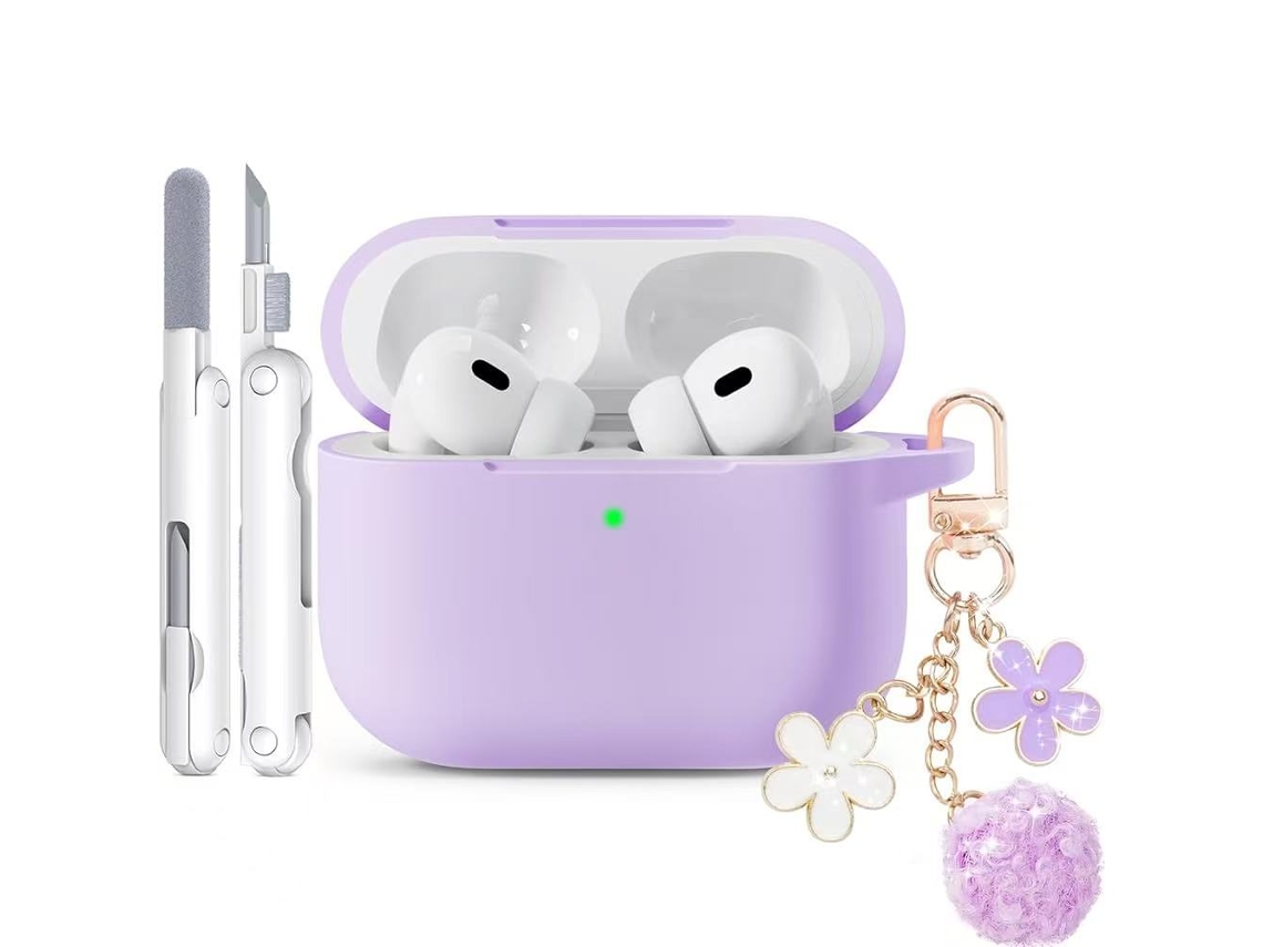 Capa de Silicone para Airpods Pro 4 Roxo PANOONA