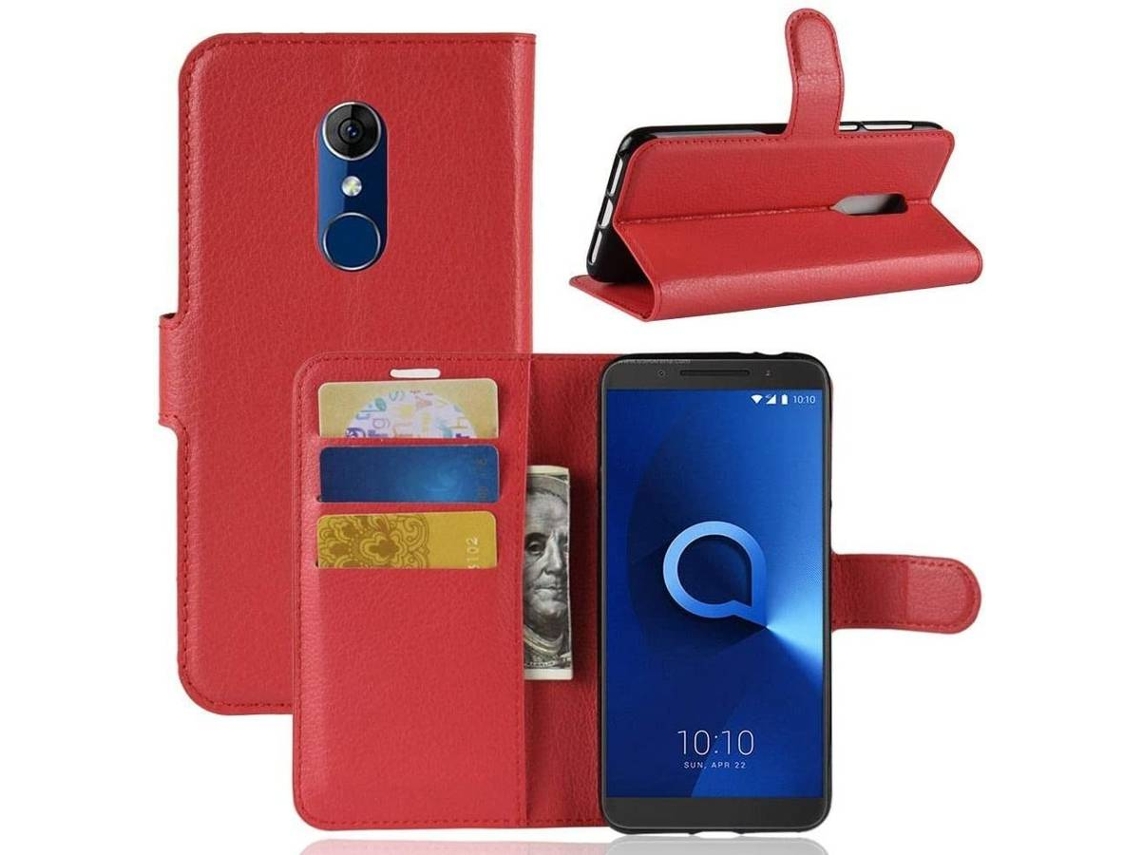 Capa Alcatel 3 2018 HONGWE. Vermelho