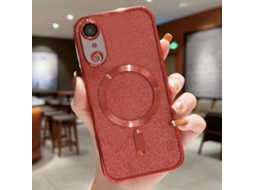 Capa De Tpu Para Iphone Xr - Glitter - Acabamento Eletroplástico - Magsafe