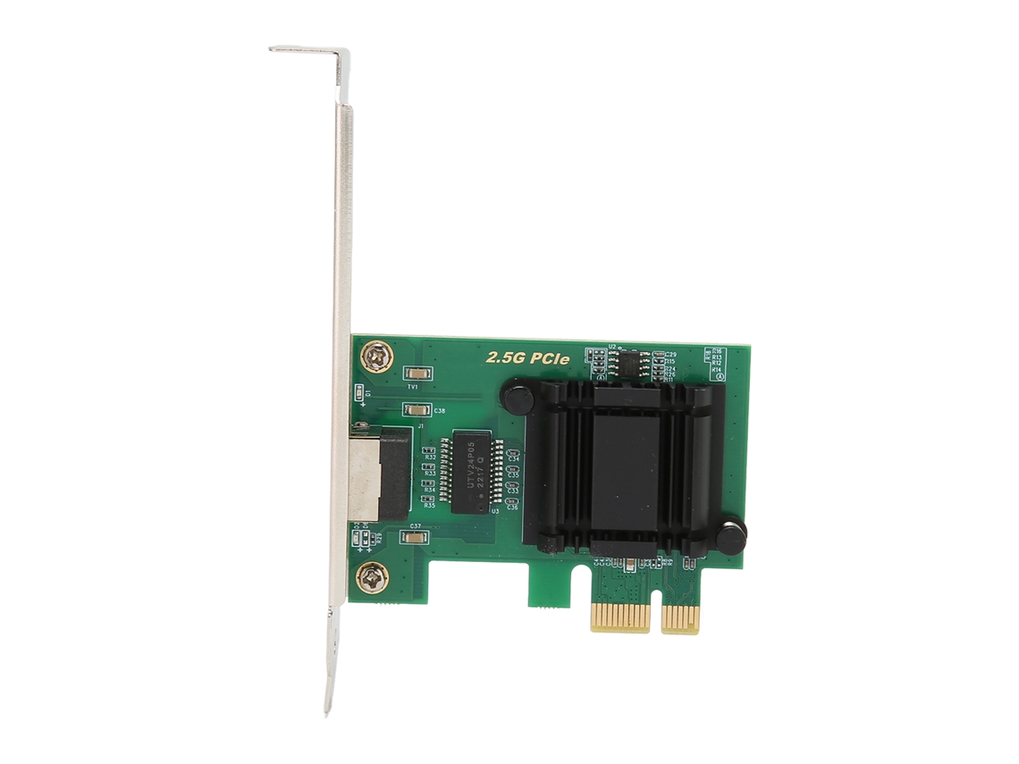 Aetheria placa de Rede Pcie 2.5gbps com Bracket Rj45 Adaptador Ethernet para Pc Desktop
