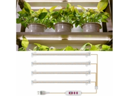 Barra De Luz Led Para Cultivo, Tubo De Cultivo Led De Espectro Completo - 4 Tubos SUNNY SPACES