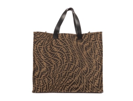 Mala De Ombro De Mulher Fendi Brown Shopping Null Castanho (tamanho Único)
