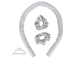 2026 ferramenta de Ondulação Sem Calor para Cabelos Duros. Rolo para Cabelo Sem Calor. Tiara Onduladora de Cabelo Cinza.
