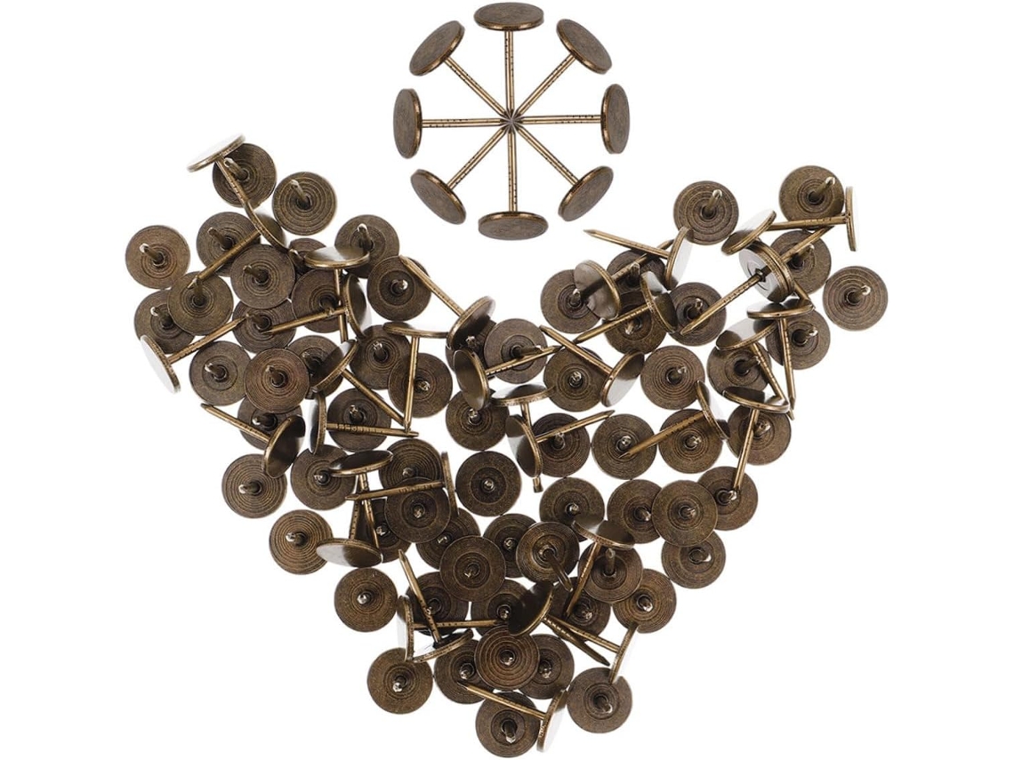 Tachinhas De Metal Para Estofamento 17 Mm Estilo Vintage 150 Peças