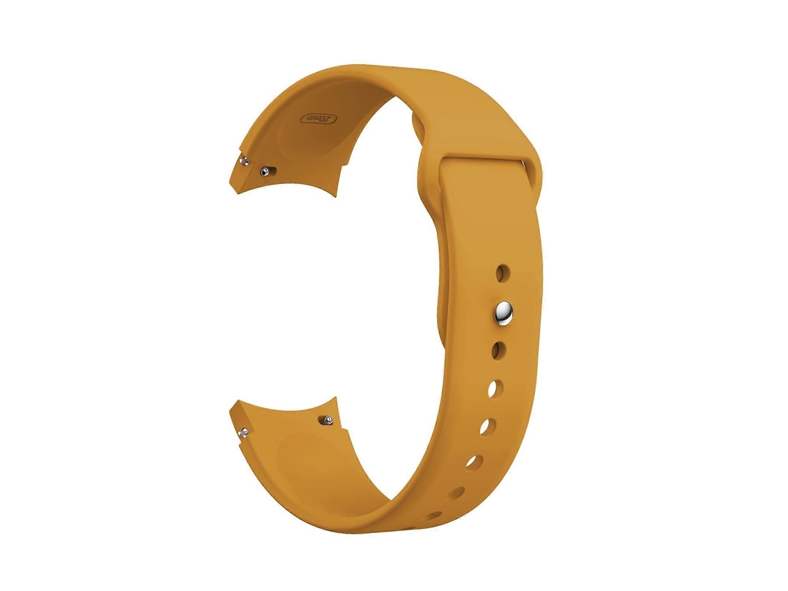 Pulseira De Silicone Com Fecho Invertido Para Samsung Galaxy Watch4 40 E 44 Mm / Watch4 Classic 42 E 46 Mm