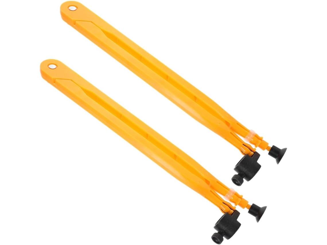 Conjunto de Compasso Educacional Grande Plástico Topbathy com 2 Peças para Quadros Brancos, Ergonômico Suporte