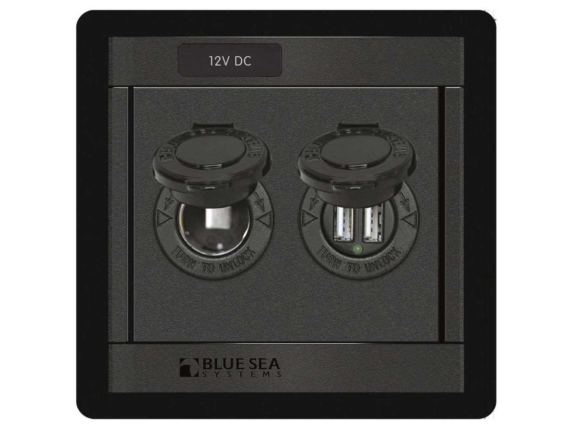 BLUE SEA 12V Dc Socket And Dual Usb Charger